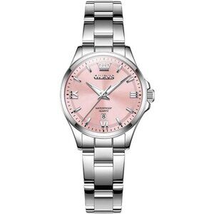 Womens Watch Elegant Dress Diamond Analog Quartz Watch Two Tone Stainless